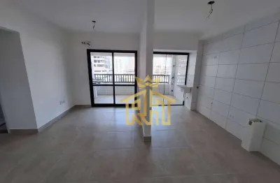 Apartamento novo - 02 dorms(01 suíte) - varanda com churrasqueira - lazer na cobertura - 1 vaga - guilhermina - praia grande