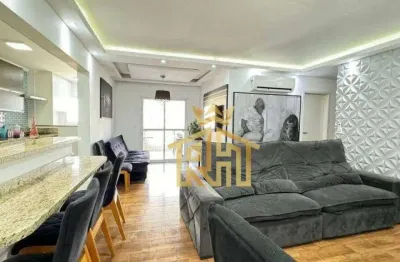 Apartamento 2 quartos, 2 suítes no bairro de guilhermina em praia grande - alto padrão