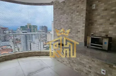 Apartamento com 2 dormitórios à venda, 77 m² por r$ 692.000,00 - vila guilhermina - praia grande/sp