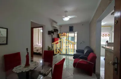 Apartamento 1 dormitório, mobiliado à venda na aviação, praia grande/sp