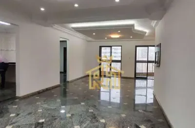 Apartamento com 4 dormitórios à venda, 50m da praia, vista mar,136 m² por r$ 750.000 - aviação - praia grande/sp