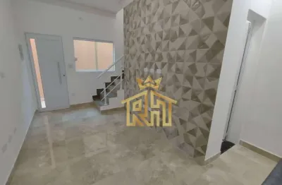 Sobrado com 2 dormitórios à venda, 54 m² por r$ 350.000,00 - vila guilhermina - praia grande/sp