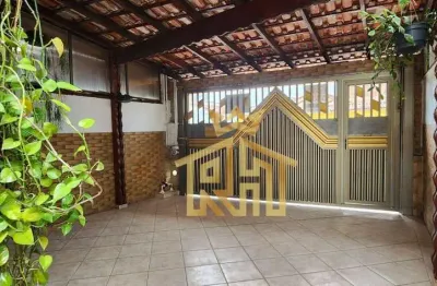 Sobrado com 3 suíte à venda, 220 m² por r$ 790.000 - vila guilhermina - praia grande/sp