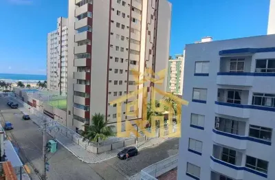 Apartamento amplo 112 m² área útil 02 quartos vista para o mar a venda - bairro guilhermina - praia grande sp