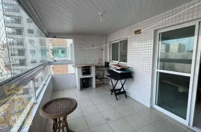 Apartamento espaçoso - guilhermina - 1 dormitório - sacada com churrasqueira - 1 vaga