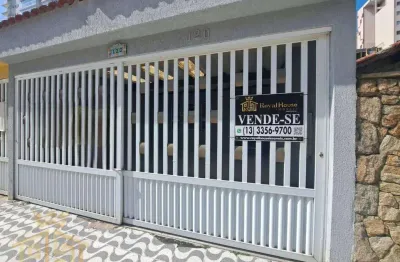 Sobrado com 3 dormitórios, 157 m² - venda por r$ 690.000 ou aluguel por r$ 5.000/mês - vila guilhermina - praia grande/sp