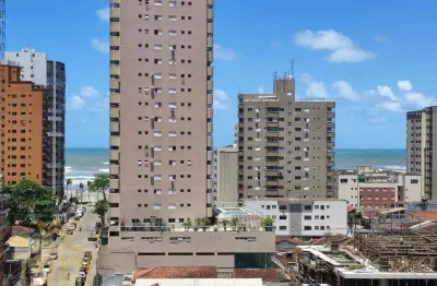 Apartamento com 2 dormitórios, 100 m² - venda por r$ 550.000 ou aluguel por r$ 3.900/mês - aviação - praia grande/sp