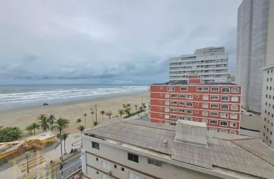 Apartamento com vista lateral para o mar na praia da aviação – praia grande/sp ??