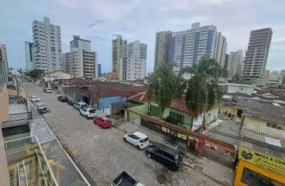 Apartamento à venda com vista parcial do mar na guilhermina, praia grande/sp!