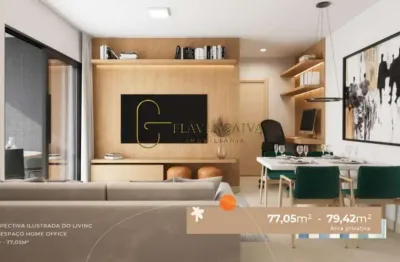 Apartamento com 2 quartos à venda na rua doutor newton mendes garcia, 185, jardim olhos d\'água, ribeirão preto, 79 m2 por r$ 675.467