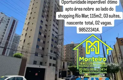 Excelente oferta ótimo apto nascente total área nobre ao lado do shopping rio mar