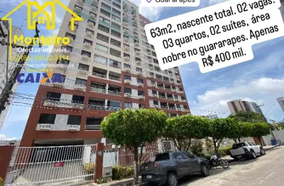 Oportunidade única ótimo apto área nobre no guararapes nascente total