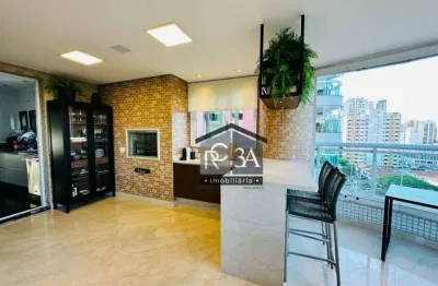 Apartamento com 3 dormitórios à venda, 222 m² por r$ 4.500.000,00 - jardim anália franco - são paulo/sp