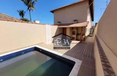 Casa com 2 dormitórios à venda, 80 m² por r$ 330.000,00 - jequitibá - itanhaém/sp