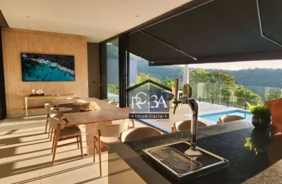 Casa nova para venda em alphaville condomínio gênesis 2 com 4 suítes, piscina 5 vagas.