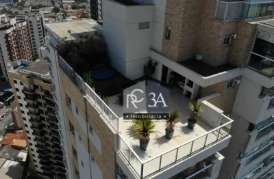 Cobertura com 1 dormitório à venda, 130 m² por r$ 1.250.000,00 - jardim anália franco - são paulo/sp