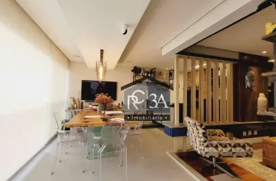 Apartamento garden com 3 dormitórios à venda, 127 m² - tatuapé - são paulo/sp