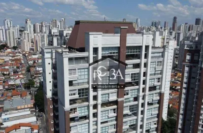 Cobertura a venda no tatuapé com 385 m² no condomínio central park prime, rua antônio e lucena, nº 22, tatuapé, são paulo-sp.