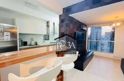 Apartamento com 1 dormitório para alugar, 52 m² por r$ 4.866,23 - jardim anália franco - são paulo/sp