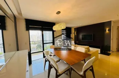 Apartamento com 2 dormitórios para alugar, 79 m² por r$ 6.408,98/mês - vila regente feijó - são paulo/sp