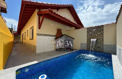 Casa com 2 dormitórios à venda, 77 m² por r$ 349.900 - jussara - mongaguá/sp
