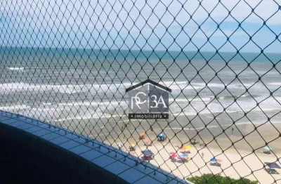 Apartamento frente mar com 2 dormitórios à venda, 68 m² por r$ 434.000 - satelite - itanhaém/sp