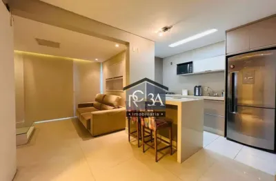 Apartamento com 1 dormitório à venda, 52 m² por r$ 700.000,00 - jardim anália franco - são paulo/sp