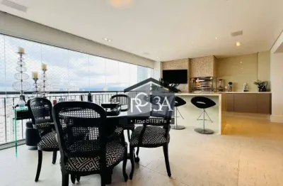 Apartamento a venda no jardim anália franco alto padrão mobiliado e decorado com 3 suítes, 4 vagas.
