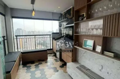 Lindo apartamento para vender com 66m², 1 suíte, ambientes integrados e 1 vaga. rua são felipe - tatuapé - sp