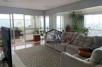Apartamento tipo cobertura para alugar ou vender,  211m²,  4 vagas. av. guilherme giorgi,  vila carrão - sp