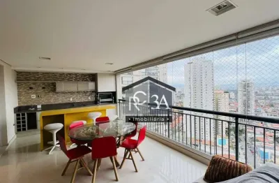 Apartamento com 4 dormitórios à venda, 192 m² por r$ 2.400.000,00 - tatuapé - são paulo/sp