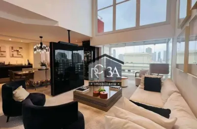 Cobertura com 3 dormitórios, 300 m² - venda por r$ 4.300.000,00 ou aluguel por r$ 34.000,00/mês - tatuapé - são paulo/sp