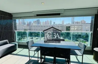 Apartamento com 1 dormitório para alugar, 55 m² por r$ 5.380,00/mês - jardim anália franco - são paulo/sp