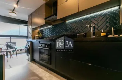 Apartamento com 1 dormitório, 70 m² - venda por r$ 900.000,00 ou aluguel por r$ 7.600,00/mês - anália franco - são paulo/sp