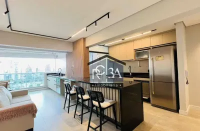 Apartamento para locação no tatuapé com 2 dormitórios, 2 vagas, lazer completo.