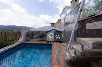 Cobertura com 4 dormitórios à venda, 347 m² por r$ 1.475.000 - serra da cantareira - são paulo/sp
