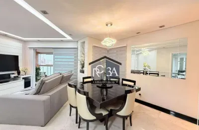 Apartamento com 3 dormitórios à venda, 105 m², 3 vagas - tatuapé - são paulo/sp