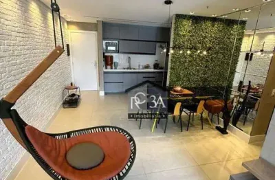 Apartamento com 3 dormitórios com varanda gourmet  à venda, 73 m² por r$ 1.200.000 - anália franco - são paulo/sp