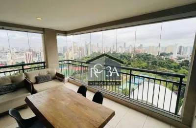 Apartamento com 3 dormitórios para alugar, 155 m² por r$ 16.730,00/mês - jardim anália franco - são paulo/sp