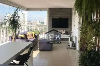 Apartamento com 3 dormitórios para alugar, 137 m² por r$ 11.057,61/mês - água rasa - são paulo/sp