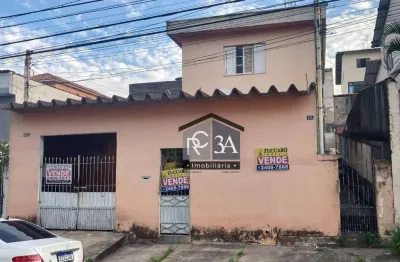 Sobrado com 2 dormitórios e 2 casas no fundo à venda - jardim bom clima - guarulhos/sp