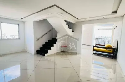Apartamento duplex com 3 dormitórios à venda, 121 m²  vila carrão - são paulo/sp