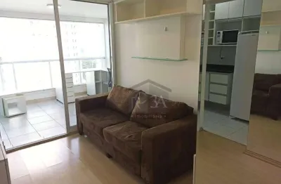 Apartamento com 1 dormitório para alugar, 52 m² por r$ 4.756,00/mês - jardim anália franco - são paulo/sp