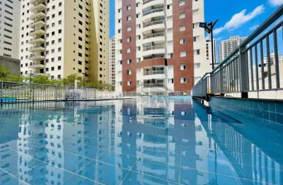 Apartamento para locação no tatuapé condomínio quadra azul com sala ampliada , 2 dormitórios, 2 vagas.