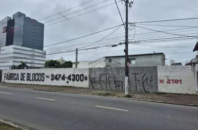 Terreno para alugar, 1120 m² por r$ 13.100,00/mês - mirim - praia grande/sp