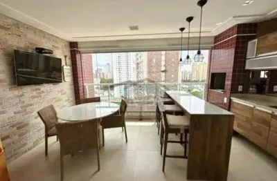 Apartamento com 3 dormitórios para alugar, 134 m²  - tatuapé - são paulo/sp
