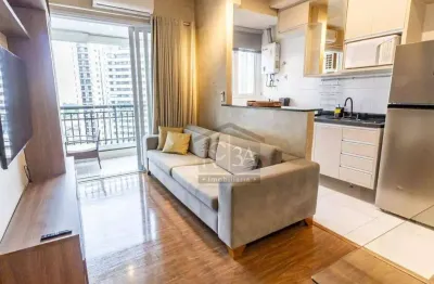 Apartamento com 1 dormitório para alugar, 40 m² por r$ 4.360/mês - jardim anália franco - são paulo/sp