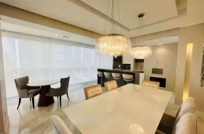 Apartamento para venda no jardim anália franco, alto padrão, 176 m², 3 suítes, sacada gourmet, 4 vagas.