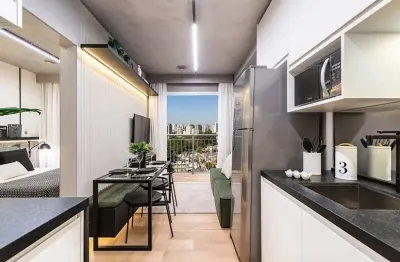 Apartamento à venda 1 dormitório com varanda no centro de sp - entrada parcelada e mcmv