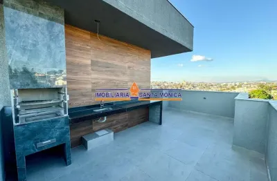 Cobertura com 3 quartos à venda em copacabana, belo horizonte  por r$ 498.000